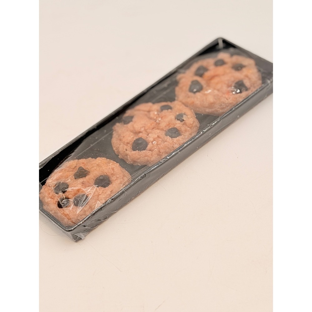 Realistic Faux Chocolate Chip Cookies 3 Piece Set Decorative Food Prop 39778